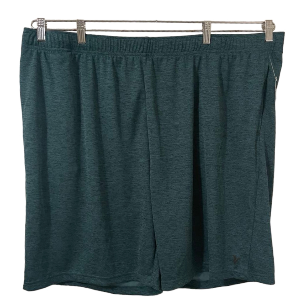 Teal Old Navy Men's Go-Dry Mesh Performance Shorts